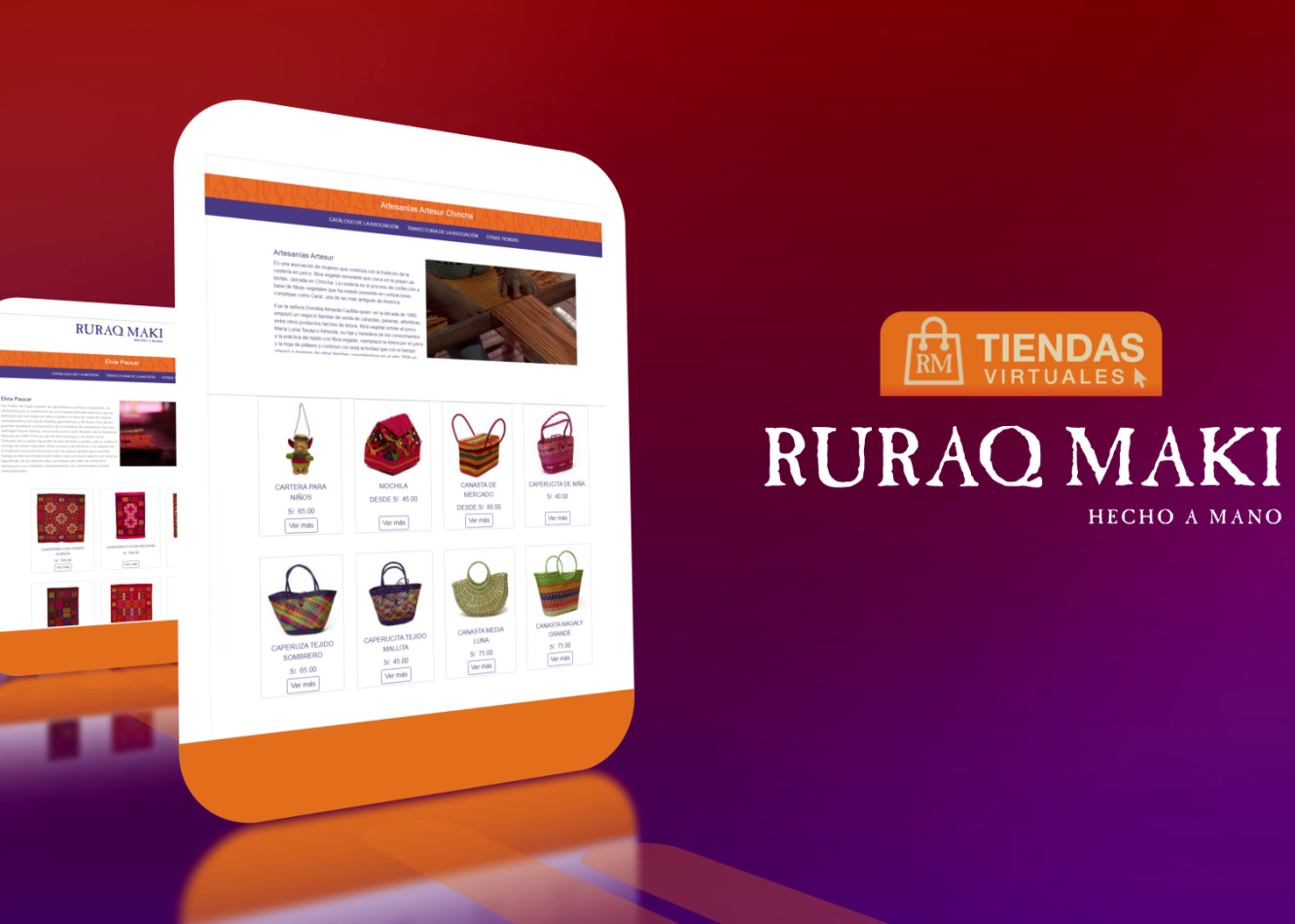 Ruraq maki, hecho a mano celebra su primer año de ingreso al comercio virtual