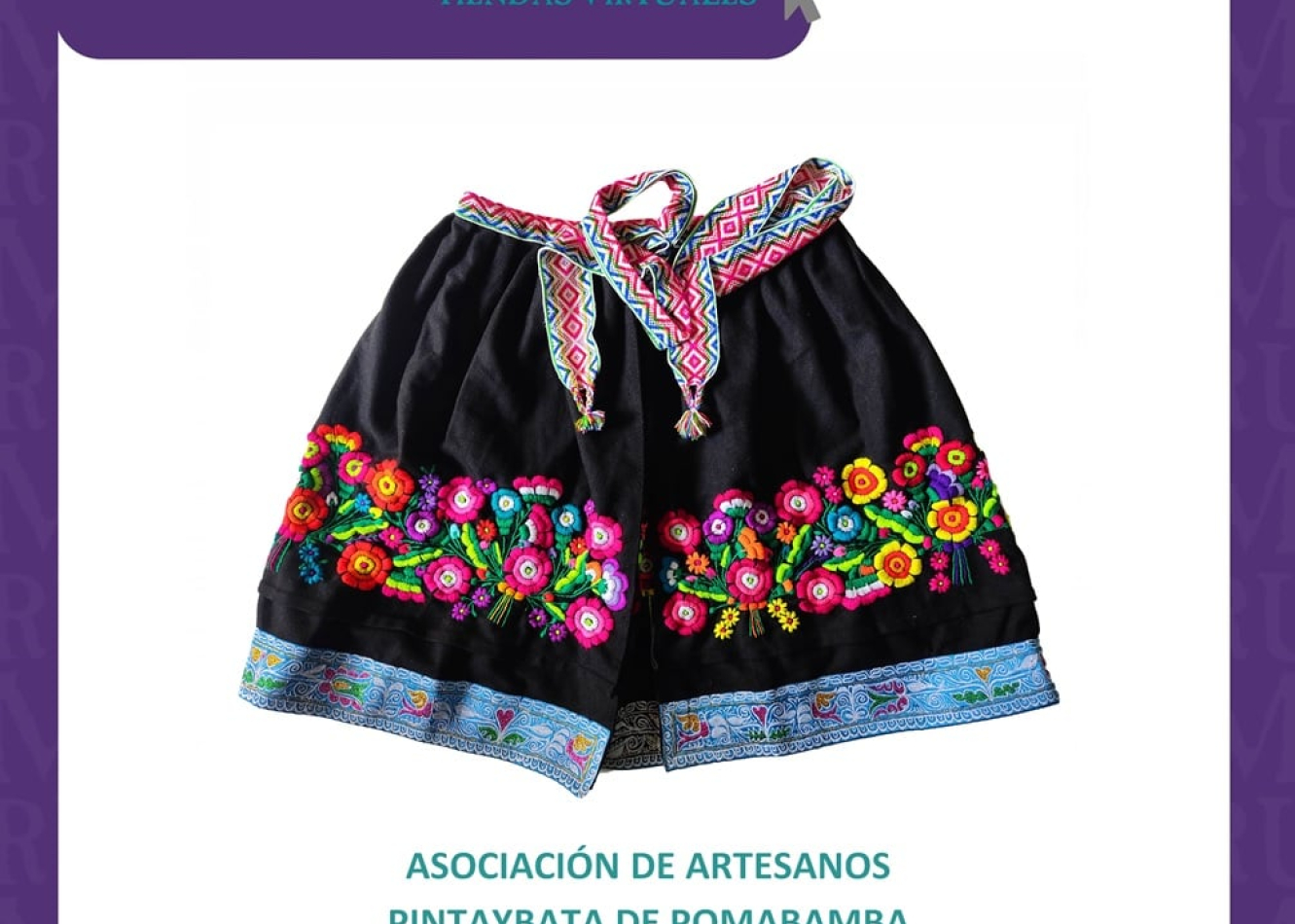 La Asociación de Artesanos Pintaybata de Pomabamba se suman a las tiendas virtuales Ruraqmaki.pe