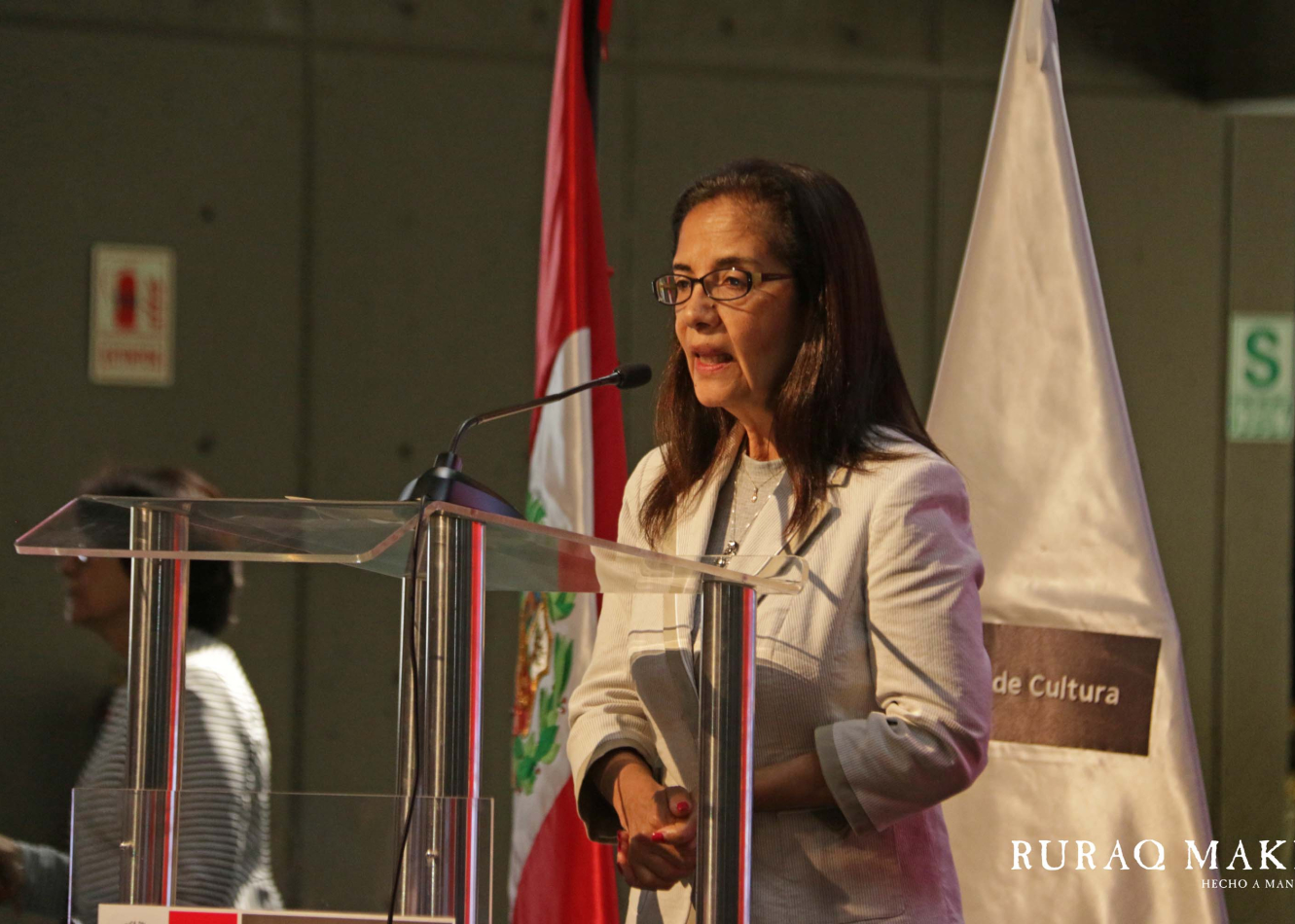 Viceministra de Patrimonio Cultural e Industrias Culturales Maria Elena Cordova Burga