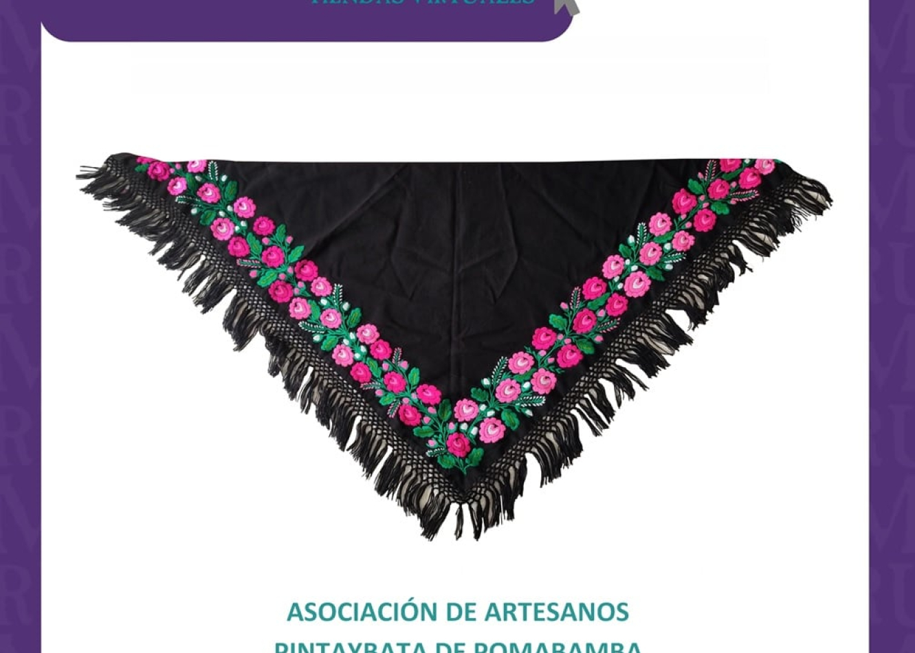 La Asociación de Artesanos Pintaybata de Pomabamba se suman a las tiendas virtuales Ruraqmaki.pe