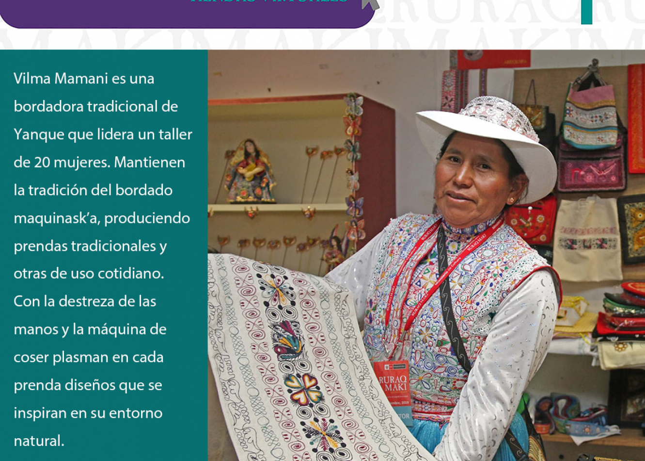 Con apoyo de la UNESCO, 12 colectivos liderados por mujeres se suman a Ruraqmaki.pe