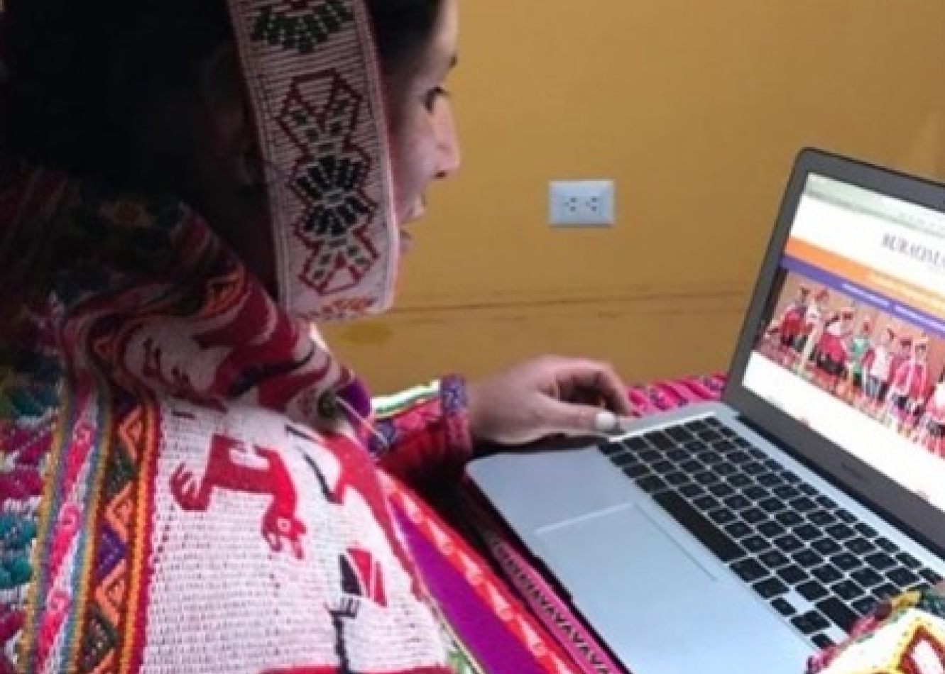 Uso de redes sociales y página web